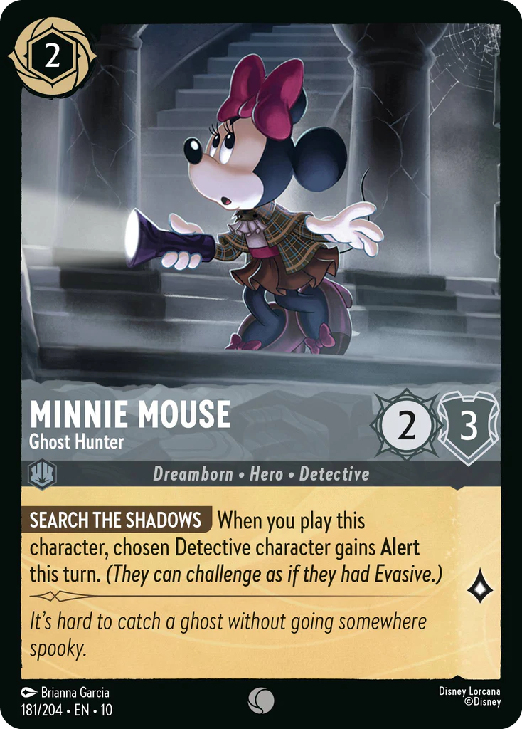 Minnie Mouse - Ghost Hunter (181/204 - Whispers in the Well) Common