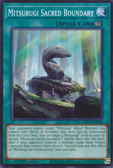 Mitsurugi Sacred Boundary (L26D-ENM18)