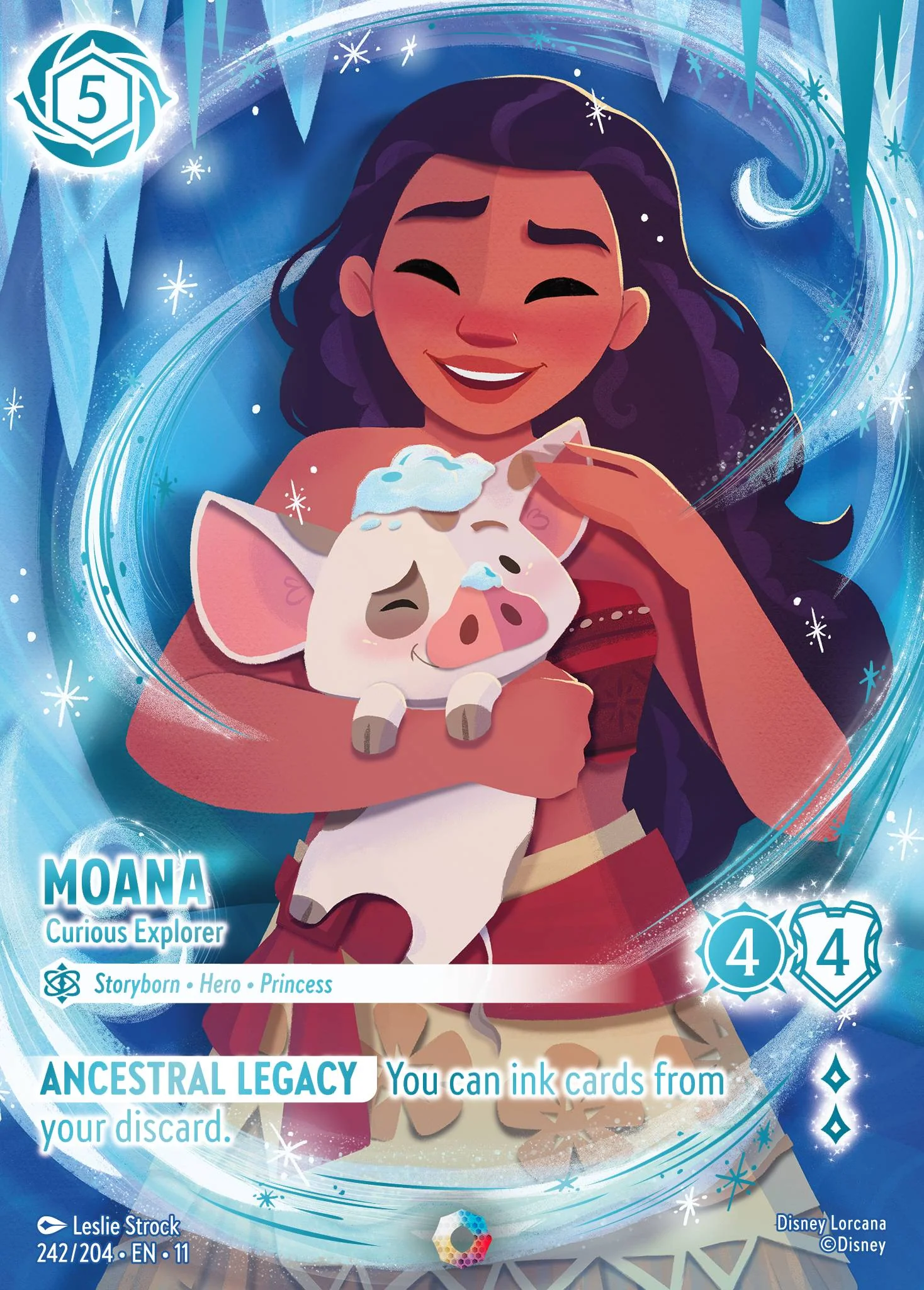 Moana - Curious Explorer (242/204 - Winterspell)  Iconic