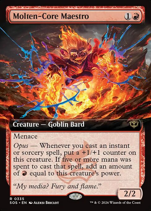 Molten-Core Maestro [ #0335 Extended Art ] (SOS-R)