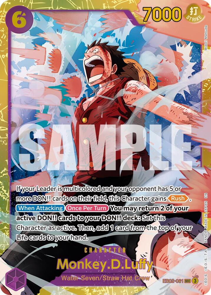 Monkey.D.Luffy (EB02-090 SEC) (Reprint)