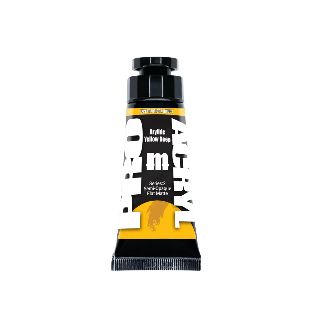 Monument Hobbies: Expert Acrylics - 021 Arylide Yellow Deep (30mL)