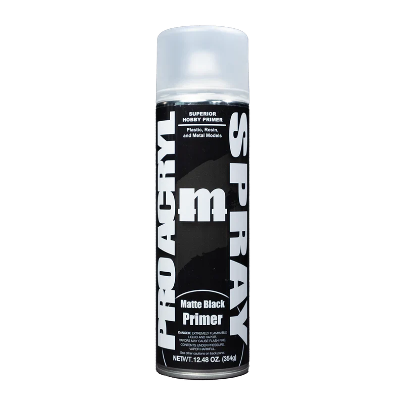 Monument Hobbies: PRO Acryl Spray - P02 Matte Black Primer (120mL)