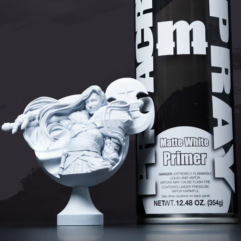 Monument Hobbies: PRO Acryl Spray - P03 Matte White Primer (120mL) - Image 2