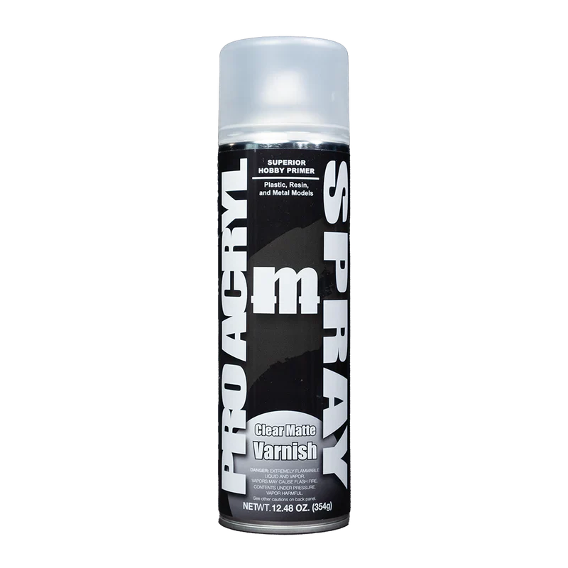 Monument Hobbies: PRO Acryl Spray - V01 Clear Matte Varnish (120mL)