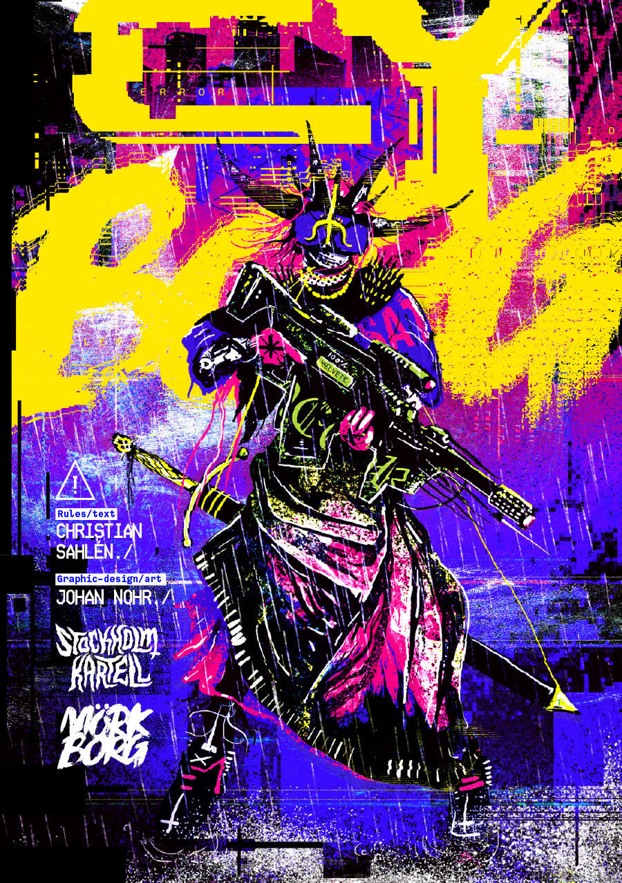 Mork Borg: CY_BORG RPG Core Rulebook (USED)
