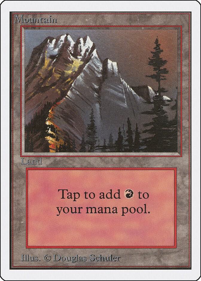 Mountain [#298] (2ED-C) Moderate Play