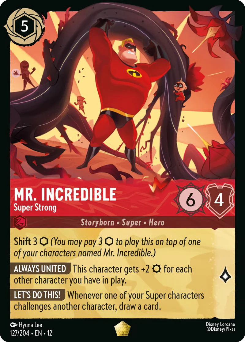 Mr. Incredible - Super Strong (Wilds Unknown - 127/204) Legendary