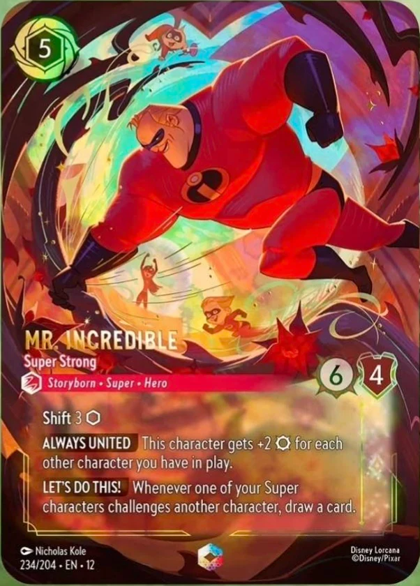 Mr. Incredible - Super Strong (Wilds Unknown - 234/204) Enchanted