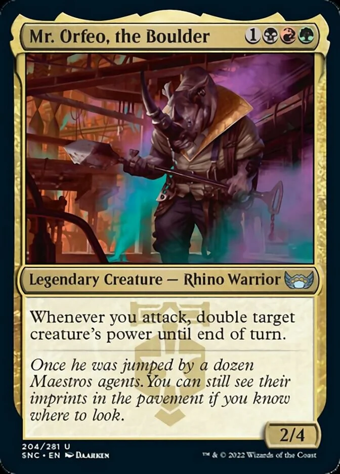 Mr. Orfeo, the Boulder [ #204/281 ] (SNC-U)