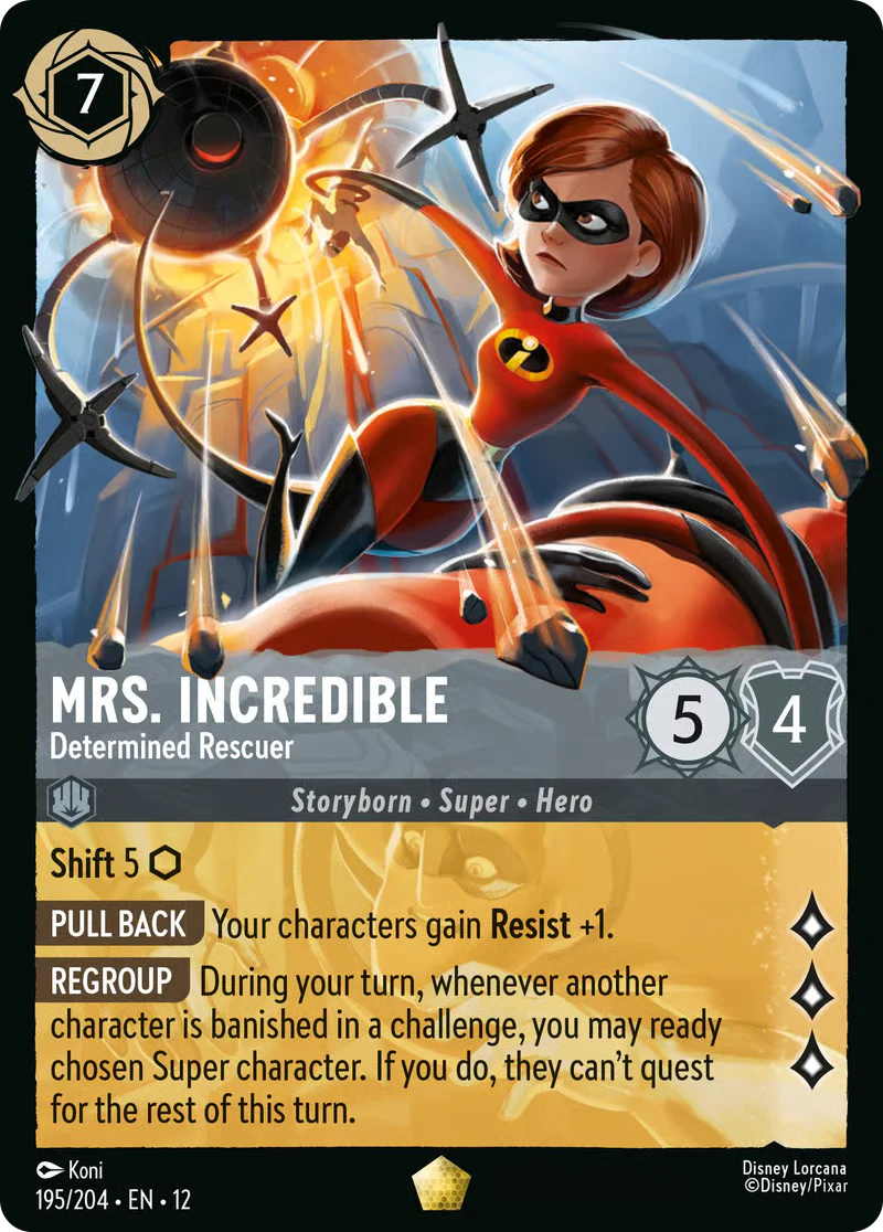Mrs. Incredible - Determined Rescuer (Wilds Unknown - 195/204) Legendary