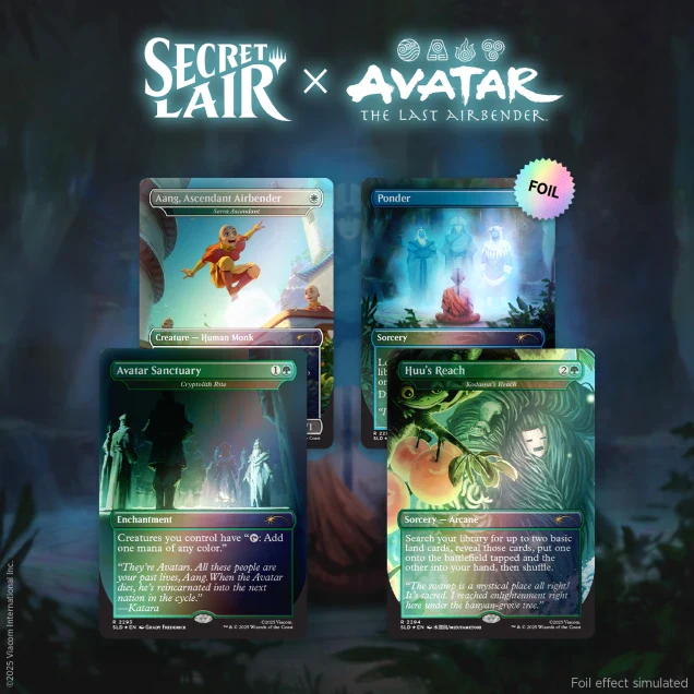 MTG: Secret Lair x Avatar: The Last Airbender | A Lot to Learn Foil Edition