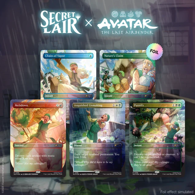 MTG: Secret Lair x Avatar: The Last Airbender | My Cabbages! Foil Edition