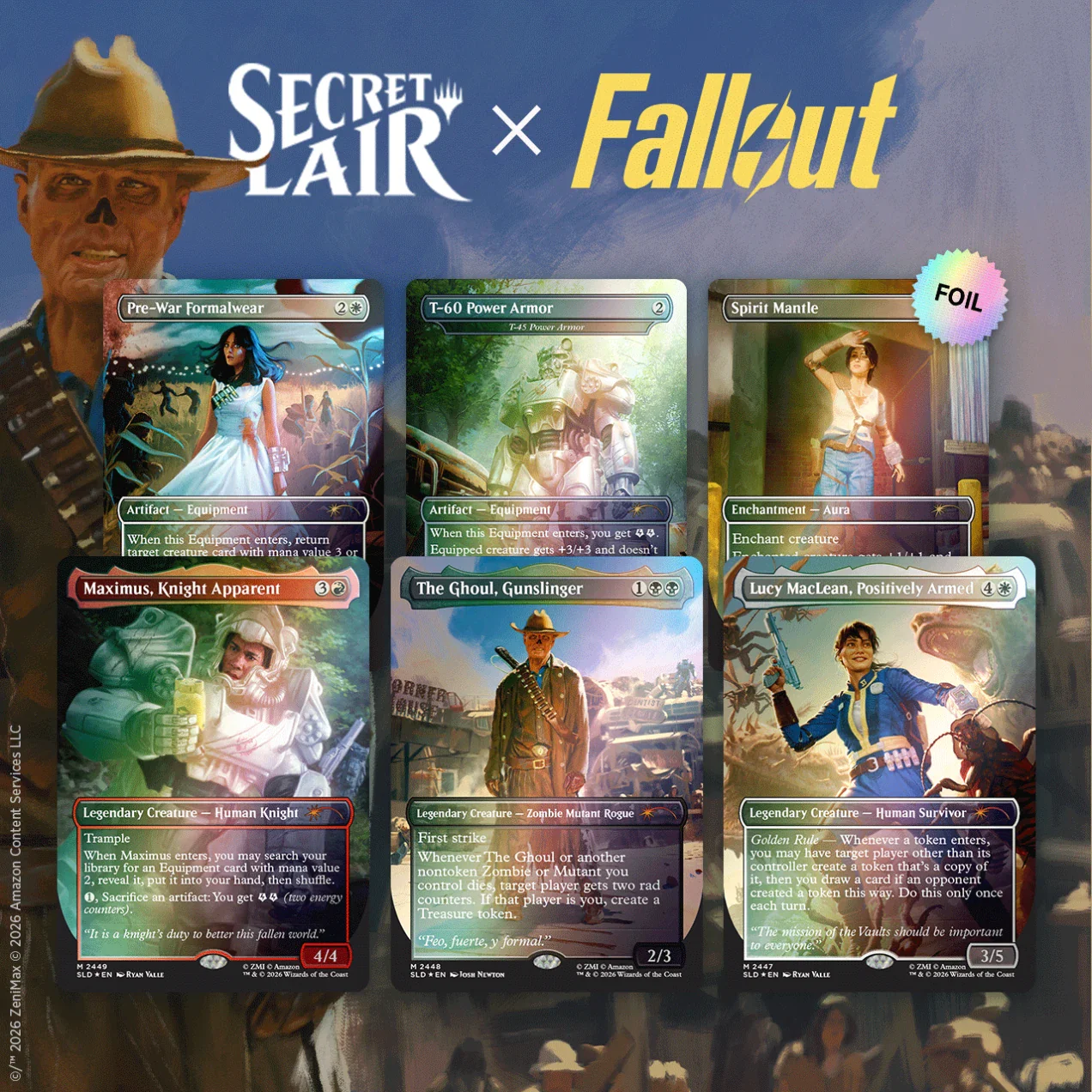 MTG: Secret Lair x Fallout: Beyond Vault 33 Foil Edition