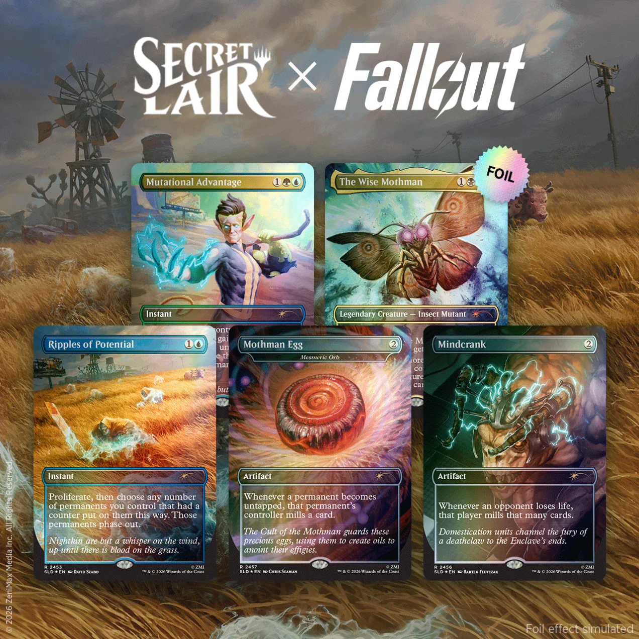 MTG: Secret Lair x Fallout: Rad Foil Edition
