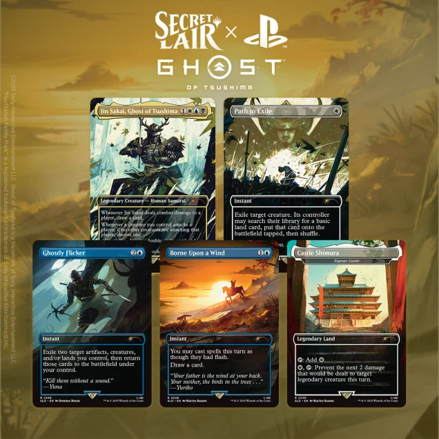 MTG: Secret Lair x Ghost of Tsushima