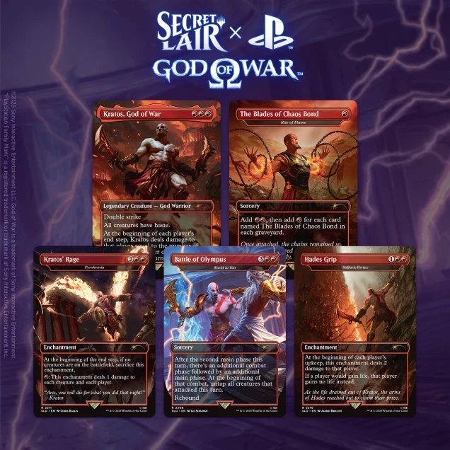 MTG: Secret Lair x God of War: Greek Vengeance