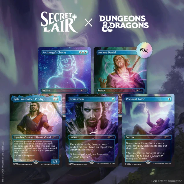 MTG: Secret Lair x Dungeons & Dragons: Gale's Ambition Foil Edition
