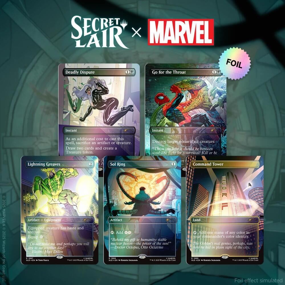 MTG: Secret Lair x Marvel's Spider-Man: Villainous Plots Foil Edition