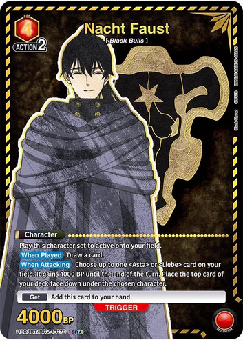 Nacht Faust (079) (SR*) - UE08BT: Black Clover (UE08BT)