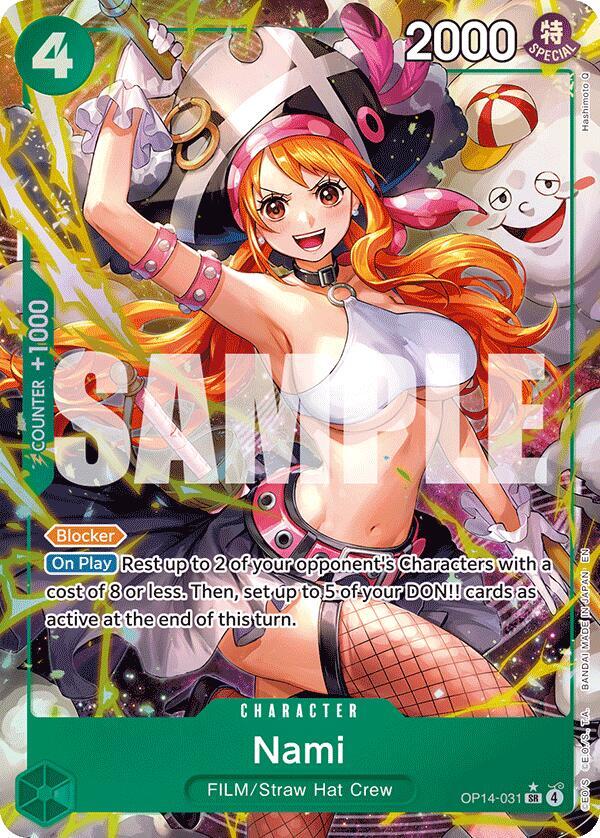 Nami (Alternate Art) (OP14-031 SR)