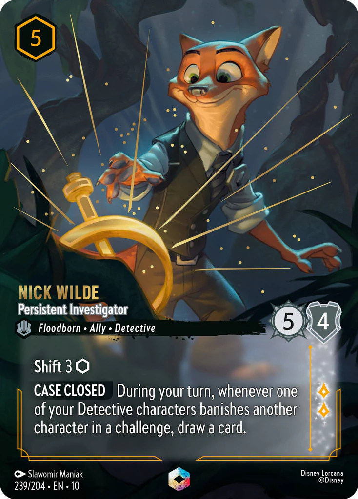 Nick Wilde - Persistent Investigator  (239/204 - Whispers in the Well) Enchanted