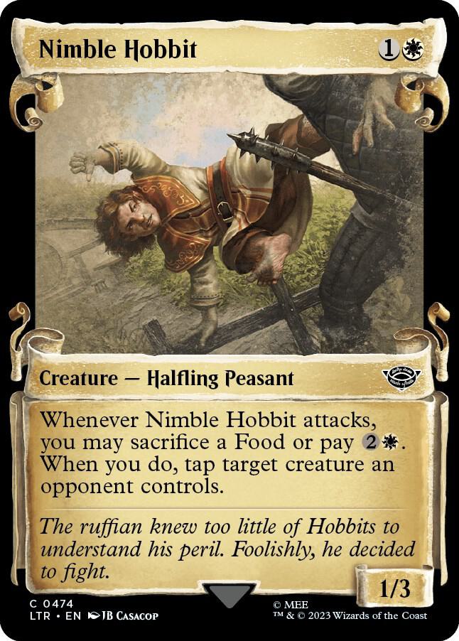 Nimble Hobbit [#0474 Showcase Scrolls] (LTR-C-Foil)