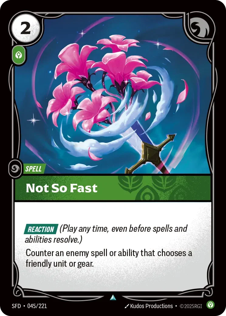 Not So Fast - 045/221 (SFD) Uncommon
