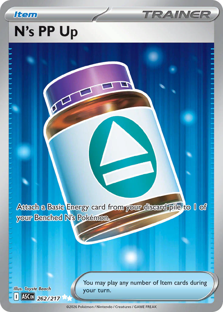 N's PP Up - 262/217 (ASC) Ultra Rare