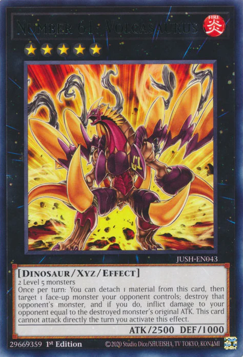 Number 61: Volcasaurus (JUSH-EN043)