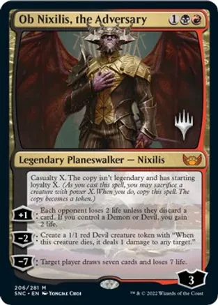 Ob Nixilis, the Adversary [ #206/281 ] (SNC-M) - Image 3