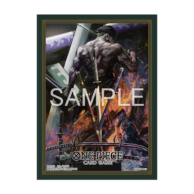 One Piece TCG: Official Sleeves 14: Roronoa Zoro