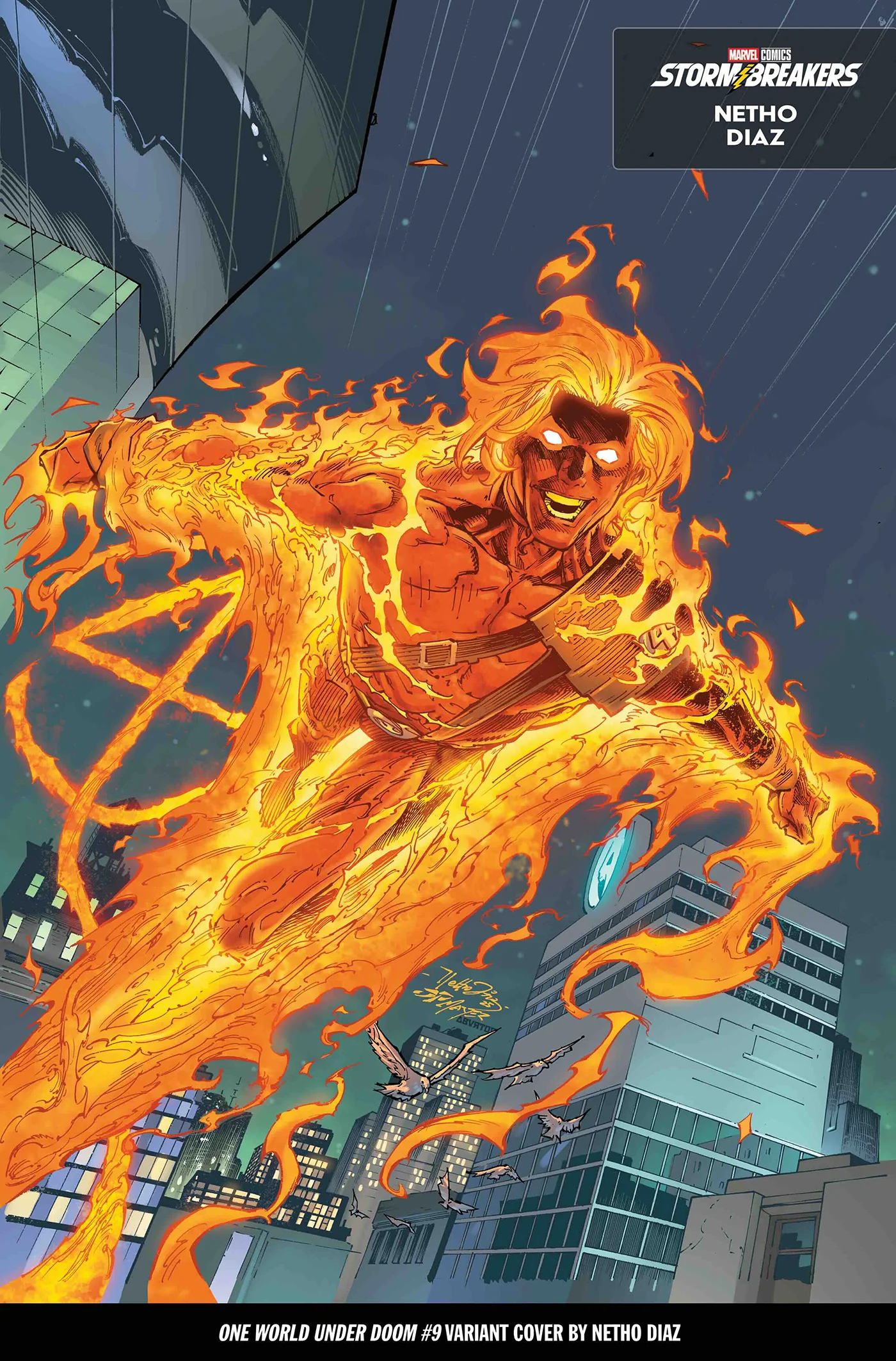 ONE WORLD UNDER DOOM #9 NETHO DIAZ FROM THE CHAOS A COSTUME VARIANT
