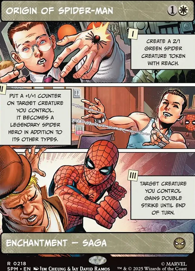 Origin of Spider-Man [ #0218 Borderless ] (SPM-R) - Image 2