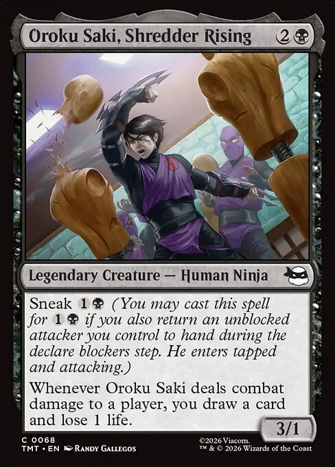 Oroku Saki, Shredder Rising [ #0068 ] (TMT-C)