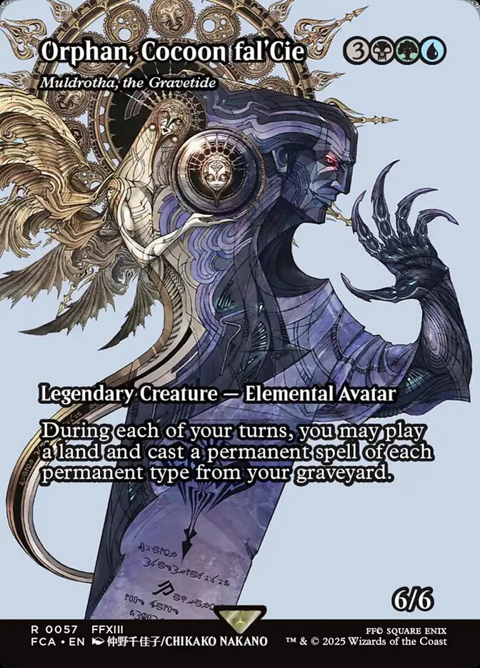 Orphan, Cocoon fal'Cie - Muldrotha, the Gravetide [ #0057 Showcase ] (FCA-R) Foil Near Mint - Japanese