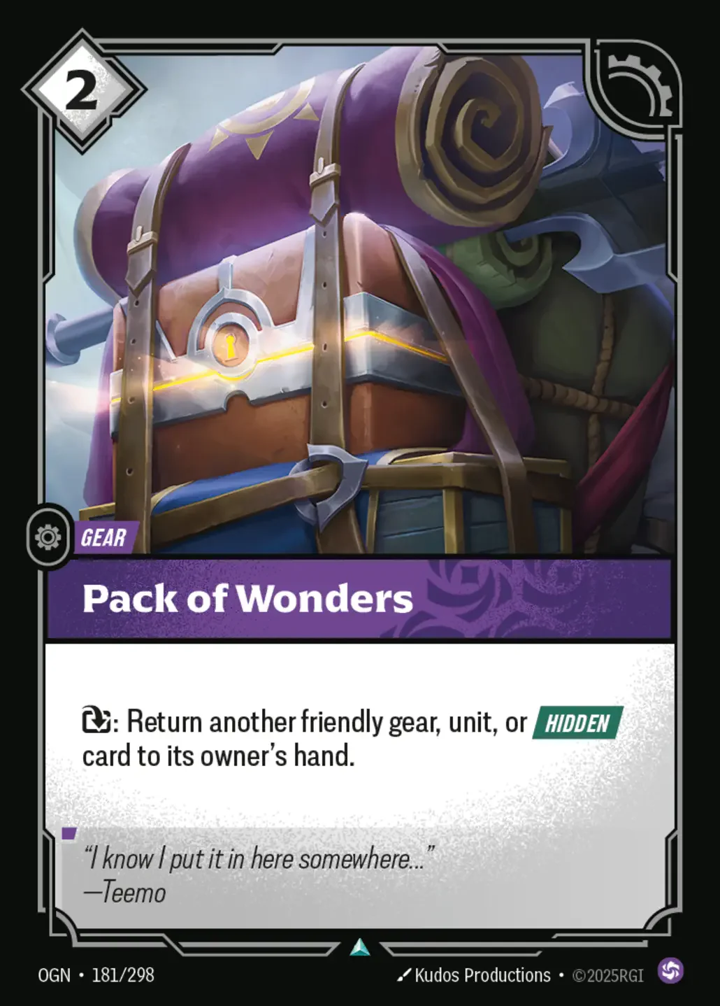 Pack of Wonders - 181/298 (OGN) Uncommon