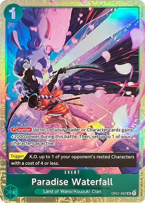Paradise Waterfall (Alternate Art) - (OP01-057 UC)