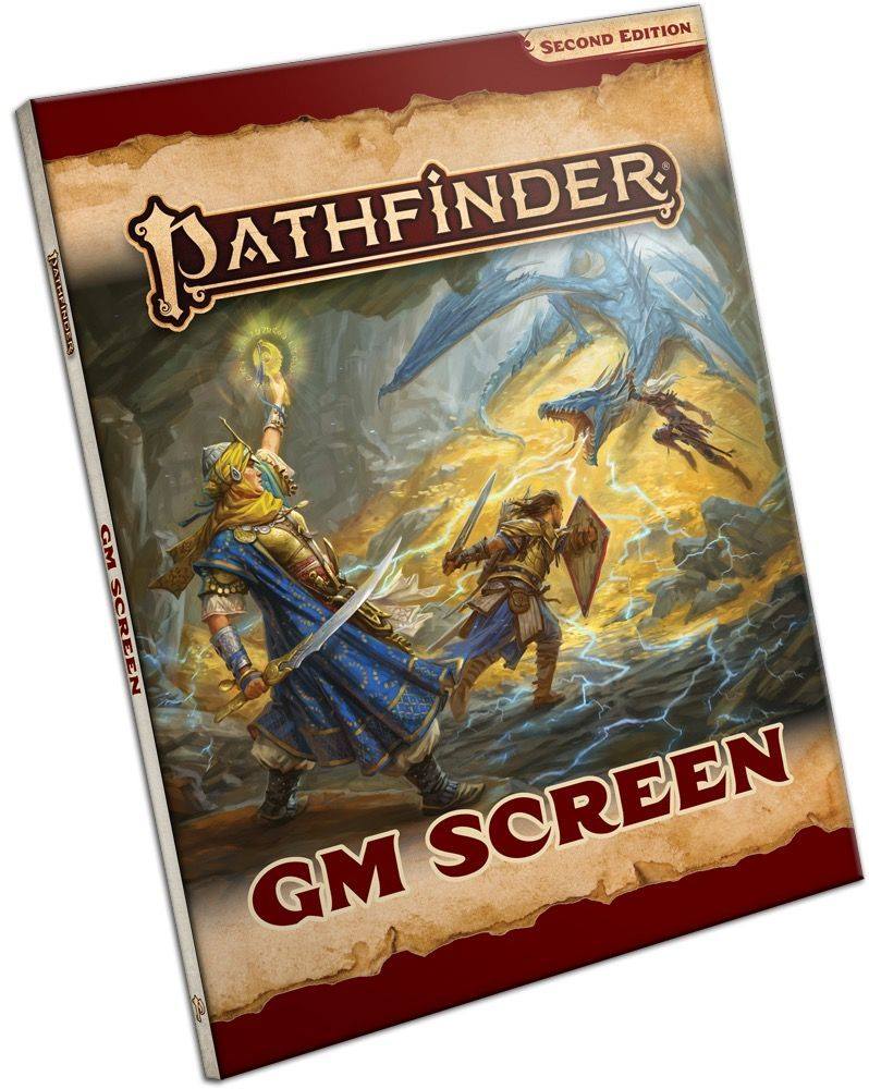 Pathfinder 2nd Edition RPG: GM Screen - Landscape (USED, no slip cover)