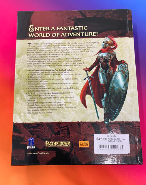 Pathfinder RPG: Core Rulebook (USED) - Image 2