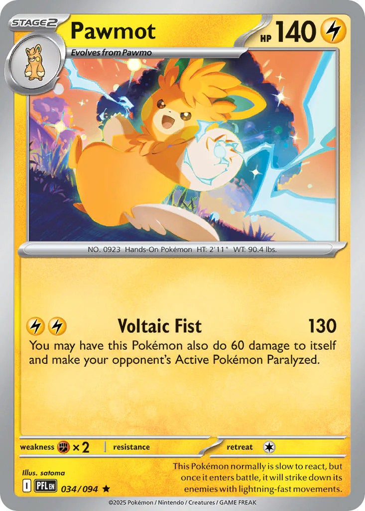 Pawmot - 034/094 (PFL) Rare