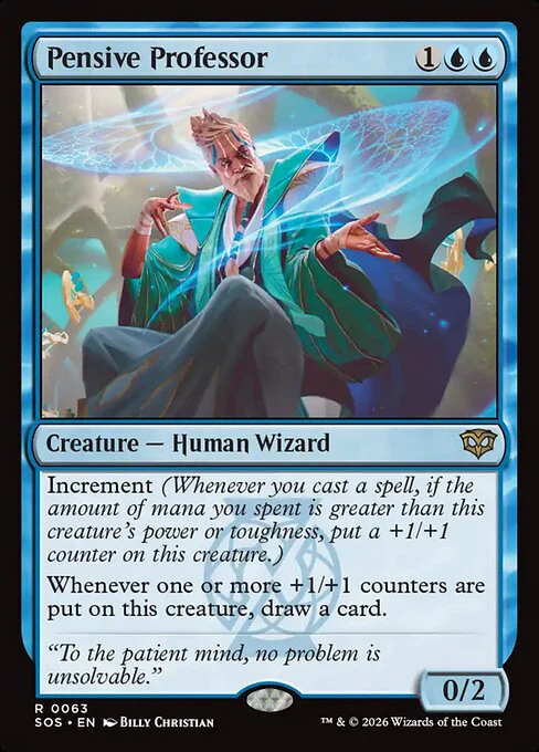 Pensive Professor [ #0063 ] (SOS-R)