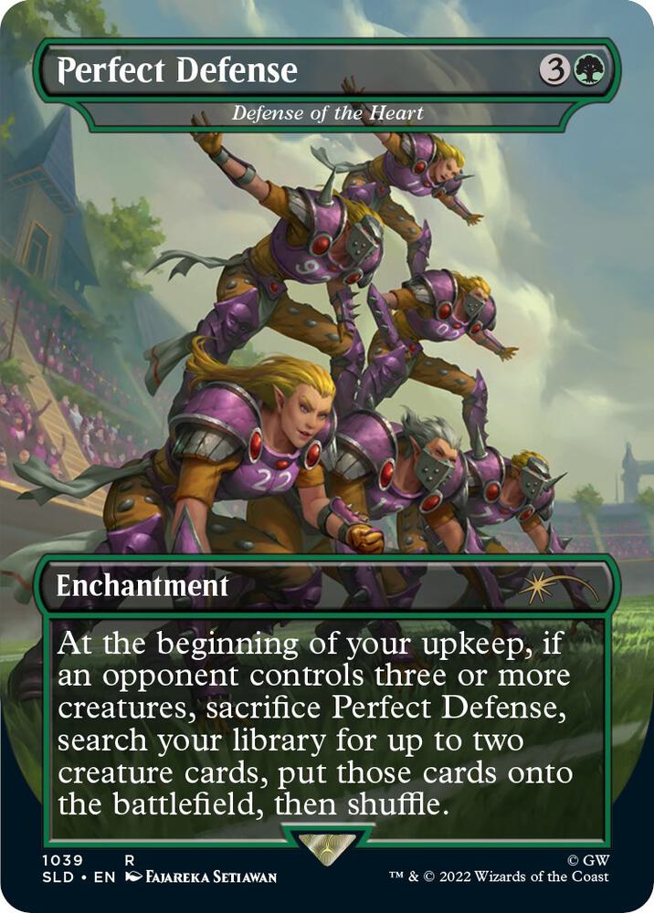 Perfect Defense - Defense of the Heart [#1039 Borderless] (SLD-FOIL)
