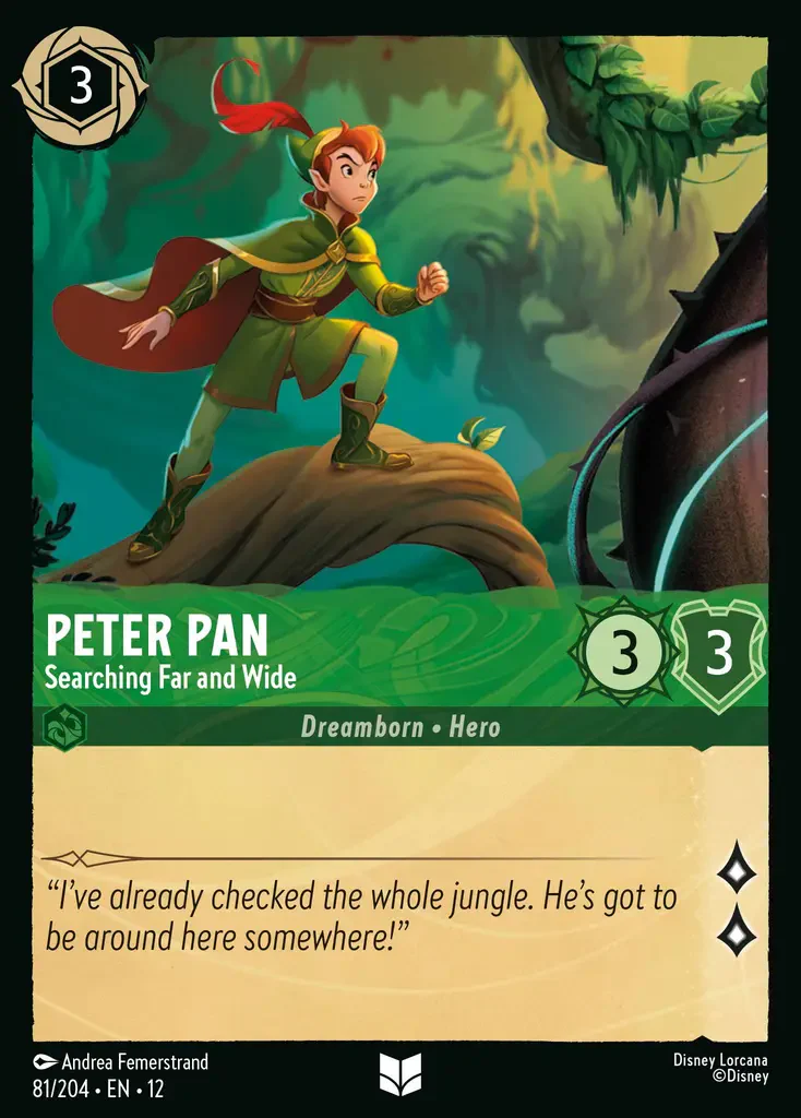 Peter Pan - Searching Far and Wide (Wilds Unknown - 081/204) Uncommon