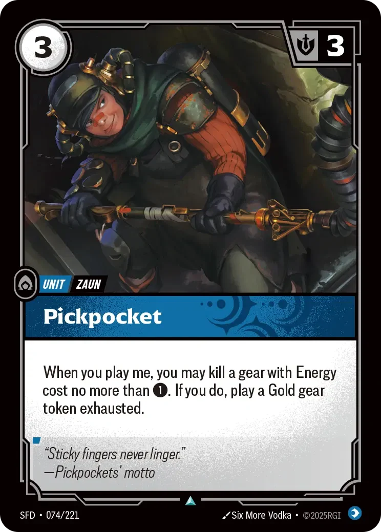 Pickpocket - 074/221 (SFD) Uncommon