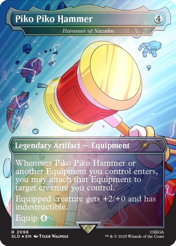 Piko Piko Hammer [ #2098 Hammer of Nazahn] (SLD-R-FOIL)
