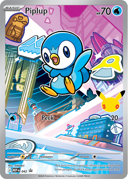 Piplup - 042 (MEP)  Promo