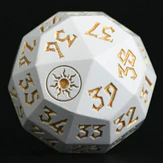 Plains Mana Spindown Metal D40
