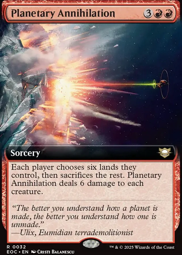 Planetary Annihilation [ #0032 Extended Art ] (EOC-R)