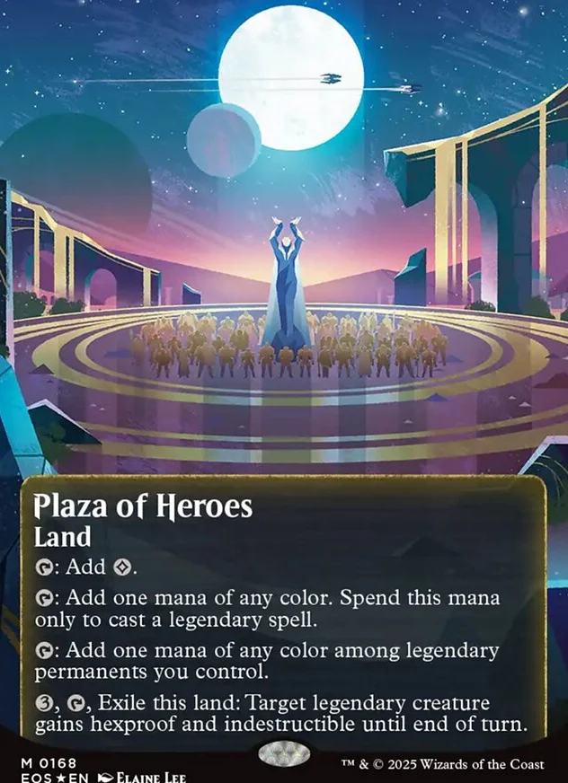 Plaza of Heroes [ #0168 Galaxy Foil Poster Stellar Sights ] (EOS-M)